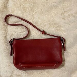 Coach Red Mini Leather Bag